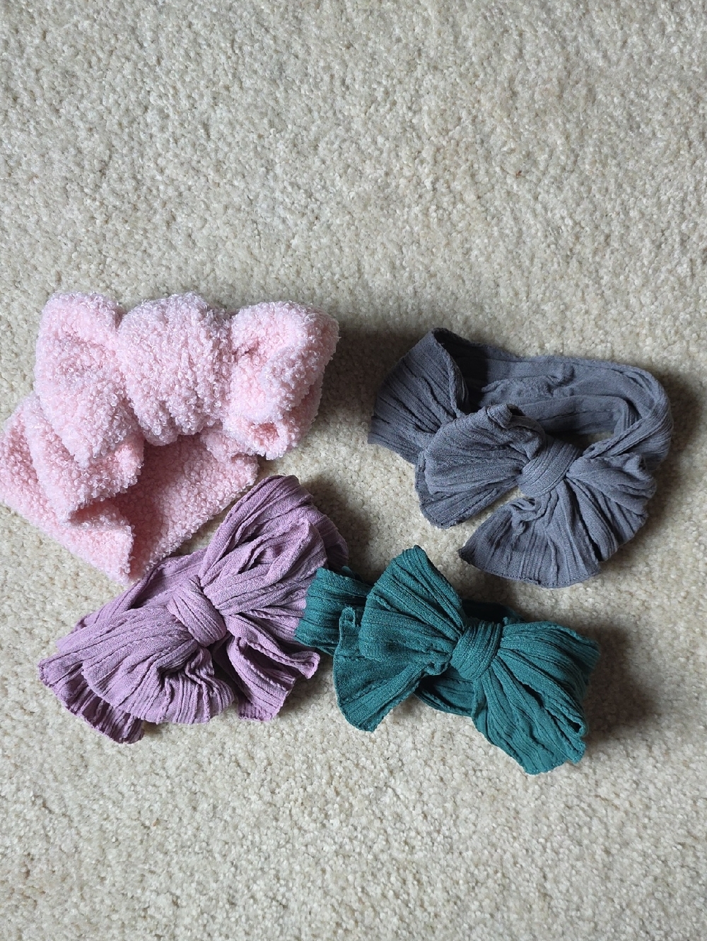 Set Of 4 Baby Bows